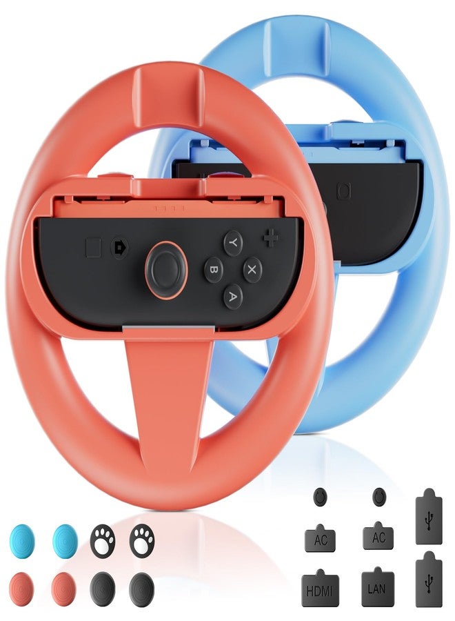 DUXICEPIN Controllers Wheels for Nintend0 Switch 2 Joyc0n, Racing Wheels for Mario Kart 8/9, Accurate Steering & Comfortable Grip, Steering Wheel Joyc0n Controller Accessory for Nintend0 Switch 2 - Image 1
